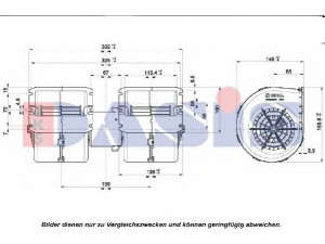 AKS DASIS 879056N pūtiklis, oro kondicionierius
0028305208, A0028308208