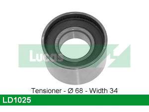 LUCAS ENGINE DRIVE LD1025 įtempiklio skriemulys, paskirstymo diržas
RF5C-12-700