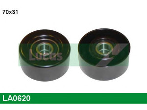 LUCAS ENGINE DRIVE LA0620 kreipiantysis skriemulys, V formos rumbuotas diržas 
 Diržinė pavara -> V formos rumbuotas diržas/komplektas -> Laisvasis/kreipiamasis skriemulys