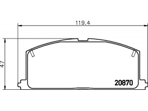 HELLA PAGID 8DB 355 006-091 stabdžių trinkelių rinkinys, diskinis stabdys 
 Techninės priežiūros dalys -> Papildomas remontas
0049112281, 0446510040, 0446512010