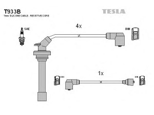 TESLA T933B uždegimo laido komplektas 
 Kibirkšties / kaitinamasis uždegimas -> Uždegimo laidai/jungtys
19901-87186-000