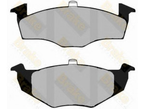 Brake ENGINEERING PA1254 stabdžių trinkelių rinkinys, diskinis stabdys 
 Techninės priežiūros dalys -> Papildomas remontas
1H0615105E, 1H0615106E, 1H0615105E