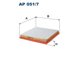 FILTRON AP051/7 oro filtras 
 Techninės priežiūros dalys -> Techninės priežiūros intervalai
834126, 13272719