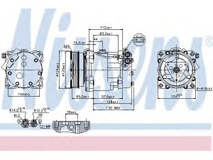 NISSENS 89203 kompresorius, oro kondicionierius 
 Oro kondicionavimas -> Kompresorius/dalys
7H0820805D