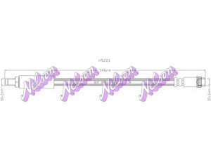 Brovex-Nelson H5221 stabdžių žarnelė 
 Stabdžių sistema -> Stabdžių žarnelės
4405654, 9120710, 7701210002, 7704003959