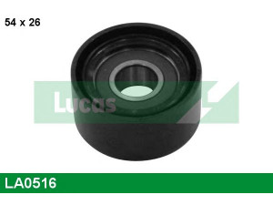 LUCAS ENGINE DRIVE LA0516 kreipiantysis skriemulys, V formos rumbuotas diržas 
 Diržinė pavara -> V formos rumbuotas diržas/komplektas -> Laisvasis/kreipiamasis skriemulys