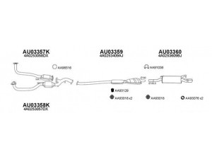 VENEPORTE 030149 išmetimo sistema 
 Išmetimo sistema -> Išmetimo sistema, visa