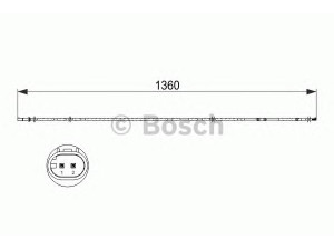 BOSCH 1 987 473 518 įspėjimo kontaktas, stabdžių trinkelių susidėvėjimas 
 Stabdžių sistema -> Susidėvėjimo indikatorius, stabdžių trinkelės
34 35 6 792 566