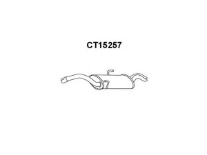 VENEPORTE CT15257 galinis duslintuvas 
 Išmetimo sistema -> Duslintuvas
1726HE, 1726HV, 1726NE, 1726NF