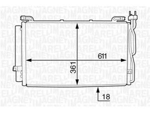 MAGNETI MARELLI 350203610000 kondensatorius, oro kondicionierius 
 Oro kondicionavimas -> Kondensatorius
9760617800