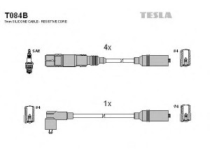 TESLA T084B uždegimo laido komplektas 
 Kibirkšties / kaitinamasis uždegimas -> Uždegimo laidai/jungtys