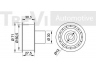 TREVI AUTOMOTIVE TD1110 kreipiantysis skriemulys, paskirstymo diržas 
 Diržinė pavara -> Paskirstymo diržas/komplektas -> Laisvasis/kreipiamasis skriemulys
636422, 90264022, 90264022, 90264022