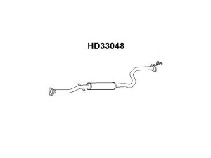 VENEPORTE HD33048 priekinis duslintuvas 
 Išmetimo sistema -> Duslintuvas
18220SR3306, 18220SR3A72
