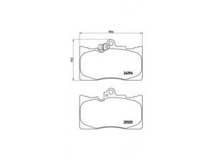 BREMBO P 83 072 stabdžių trinkelių rinkinys, diskinis stabdys 
 Techninės priežiūros dalys -> Papildomas remontas
0446530430, 0446522340, 0446530400
