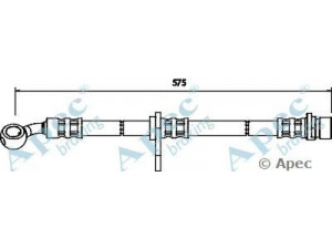 APEC braking HOS3691 stabdžių žarnelė 
 Stabdžių sistema -> Stabdžių žarnelės
01464S5PJ01