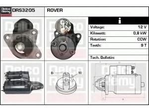 DELCO REMY DRS3205 starteris 
 Elektros įranga -> Starterio sistema -> Starteris
NAD10024, NAD10034, NAD100740, NAD100750