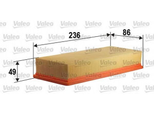 VALEO 585254 oro filtras 
 Techninės priežiūros dalys -> Techninės priežiūros intervalai
71736142, 7554755, 7554755