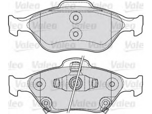 VALEO 601026 stabdžių trinkelių rinkinys, diskinis stabdys 
 Techninės priežiūros dalys -> Papildomas remontas
04465-0D050, 44650D050, 04465-0D050