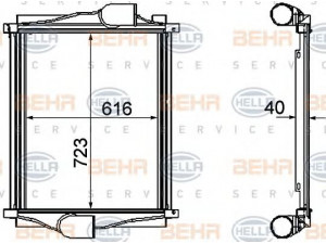 HELLA 8ML 376 746-311 tarpinis suslėgto oro aušintuvas, kompresorius 
 Variklis -> Oro tiekimas -> Įkrovos agregatas (turbo/superįkrova) -> Tarpinis suslėgto oro aušintuvas
81.06130.0030, 81.06130.0089, 81.06130.0098