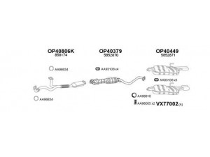 VENEPORTE 400398 išmetimo sistema 
 Išmetimo sistema -> Išmetimo sistema, visa