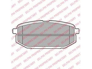DELPHI LP2088 stabdžių trinkelių rinkinys, diskinis stabdys 
 Techninės priežiūros dalys -> Papildomas remontas
58302-3BA12