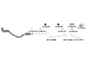 EBERSPÄCHER 12_898 išmetimo sistema 
 Išmetimo sistema -> Išmetimo sistema, visa