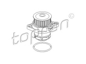 TOPRAN 100 570 vandens siurblys 
 Aušinimo sistema -> Vandens siurblys/tarpiklis -> Vandens siurblys
030 121 005N, 030 121 005T, 030 121 008D