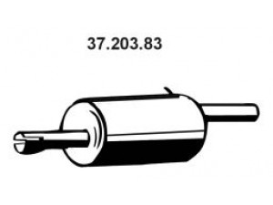 EBERSPÄCHER 37.203.83 galinis duslintuvas 
 Išmetimo sistema -> Duslintuvas
6001548670, 6001548670