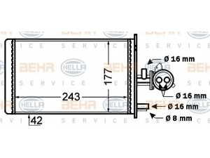 HELLA 8FH 351 308-181 šilumokaitis, salono šildymas 
 Šildymas / vėdinimas -> Šilumokaitis
6448.62, 76.618.40, 7661840, 6448.62