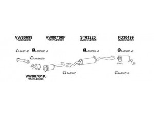 VENEPORTE 800443 išmetimo sistema