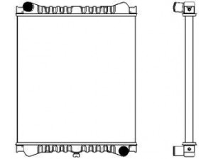SAKURA  Automotive 1301-0237 radiatorius, variklio aušinimas