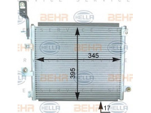 HELLA 8FC 351 303-101 kondensatorius, oro kondicionierius 
 Oro kondicionavimas -> Kondensatorius
9760605500