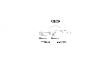 VENEPORTE 570017 išmetimo sistema 
 Išmetimo sistema -> Išmetimo sistema, visa
