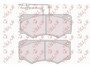 VILLAR 626.0733 stabdžių trinkelių rinkinys, diskinis stabdys 
 Techninės priežiūros dalys -> Papildomas remontas
1902469