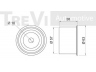 TREVI AUTOMOTIVE TD1431 kreipiantysis skriemulys, paskirstymo diržas
MD319022