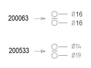 AL-KO 200063 amortizatorius 
 Pakaba -> Amortizatorius
22118275, 22118280, 436117, 436118
