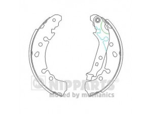 NIPPARTS N3502091 stabdžių trinkelių komplektas 
 Techninės priežiūros dalys -> Papildomas remontas
04495-0D040, 04495-0D090
