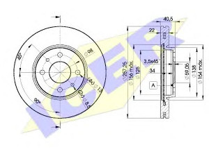 ICER 78BD1650-2 stabdžių diskas 
 Dviratė transporto priemonės -> Stabdžių sistema -> Stabdžių diskai / priedai
4 640 135 6, 4 683 104 1, 4249.74