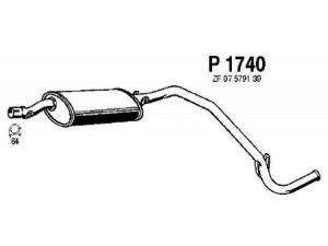 FENNO P1740 galinis duslintuvas 
 Išmetimo sistema -> Duslintuvas
1726-26, ZF07579139, 1726-26, ZF07579139