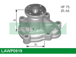 LUCAS ENGINE DRIVE LAWP0919 vandens siurblys 
 Aušinimo sistema -> Vandens siurblys/tarpiklis -> Vandens siurblys
1334114, 1334121, 1334756, 6334004