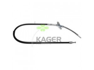 KAGER 19-6289 trosas, stovėjimo stabdys 
 Stabdžių sistema -> Valdymo svirtys/trosai
6684202885, 6684204285