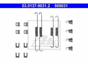 ATE 03.0137-9031.2 priedų komplektas, stabdžių trinkelės 
 Stabdžių sistema -> Būgninis stabdys -> Dalys/priedai