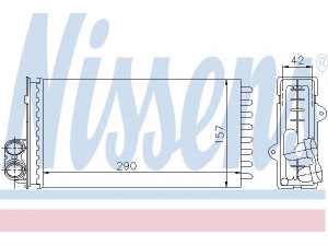 NISSENS 73356 šilumokaitis, salono šildymas 
 Šildymas / vėdinimas -> Šilumokaitis
77 01 035 891