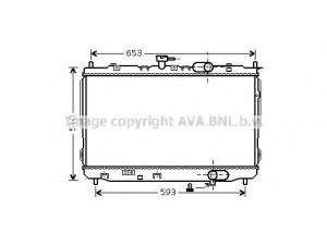 AVA QUALITY COOLING KA2072 radiatorius, variklio aušinimas 
 Aušinimo sistema -> Radiatorius/alyvos aušintuvas -> Radiatorius/dalys
0K2KB15200, 0K2KB15200A, OK2KB15200