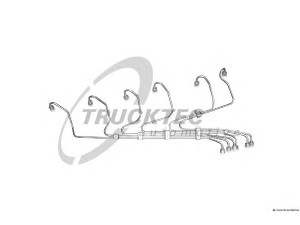 TRUCKTEC AUTOMOTIVE 05.13.003 aukšto slėgio vamzdžių komplektas, įpurškimo sistema
51.10302.6139