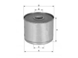 UNIFLUX FILTERS XN255 kuro filtras
75060376, 2 650088, 2 650125, 75060376