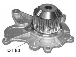 SPIDAN 91661 vandens siurblys 
 Aušinimo sistema -> Vandens siurblys/tarpiklis -> Vandens siurblys
2510027400, 2510027400