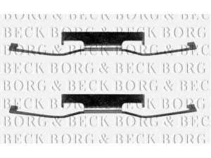 BORG & BECK BBK1154 priedų komplektas, diskinių stabdžių trinkelės 
 Stabdžių sistema -> Diskinis stabdys -> Stabdžių dalys/priedai