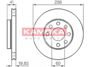 KAMOKA 103302 stabdžių diskas 
 Dviratė transporto priemonės -> Stabdžių sistema -> Stabdžių diskai / priedai
5 69 031, 5 69 054, 90008032