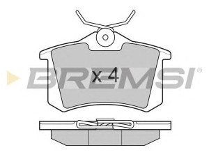 BREMSI BP3004 stabdžių trinkelių rinkinys, diskinis stabdys 
 Techninės priežiūros dalys -> Papildomas remontas
1J0698451, 1J0698451G, 1J0698451H